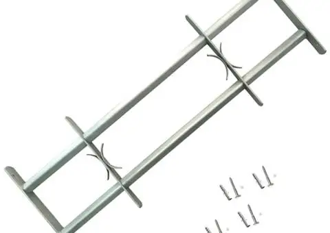 Grilaj de siguranță pentru ferestre cu 2 bare transversale 500-650 mm - 1/4