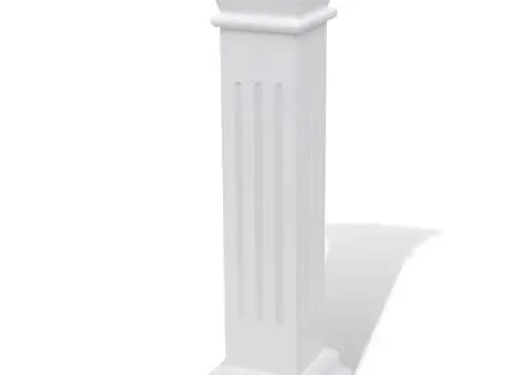 Suport pentru plante tip stâlp, pătrat, clasic, MDF - 2/5