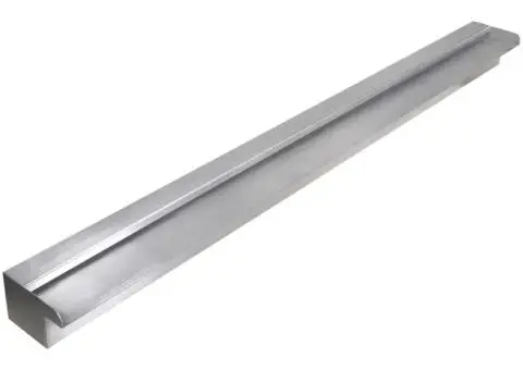 Fântână de piscină dreptunghiulară cu cascadă 120 cm oțel inoxidabil - 2/5