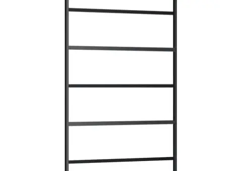 Ușă glisantă cu set de feronerie neagră 102x205 cm Sticlă ESG - 5/5