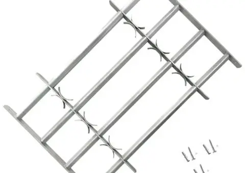 Grilaj de siguranță pentru ferestre cu 4 bare transversale 500-650 mm - 1/4