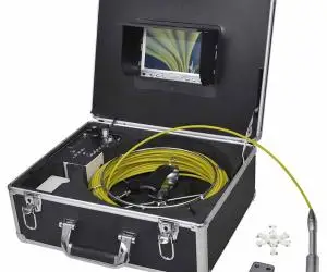 Cameră de inspecție țevi, 30 m, cu cutie de control DVR