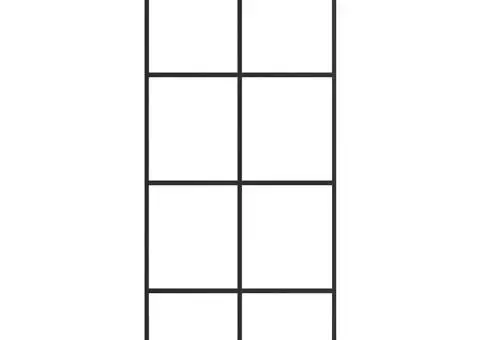 Ușă glisantă cu set de feronerie neagră 90x205 cm Sticlă ESG - 2/5