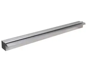 vidaXL Fântână piscină dreptunghiulară LED-uri 90 cm oțel inoxidabil