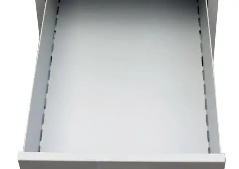 Fișet cu 5 sertare gri 68,5 cm oțel - 5/5