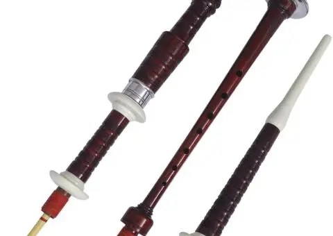 Cimpoi scoțian Great Highland copii, tartan watch, verde/negru - 2/5