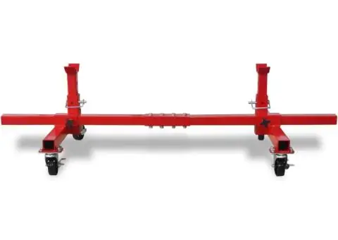 Suport mobil pentru ax, Roșu - 2/4