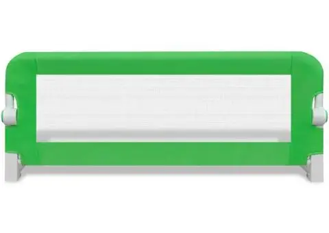 Balustradă de siguranță pentru pat de copil, verde, 102x42 cm - 3/5