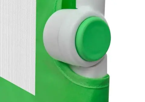 Balustradă de siguranță pentru pat de copil, verde, 102x42 cm - 5/5