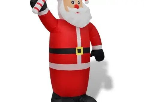 Moș Crăciun gonflabil, 240 cm - 2/4