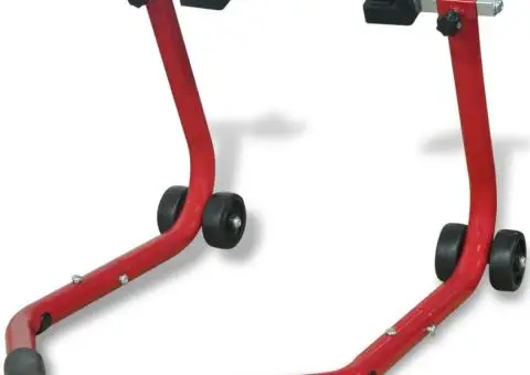 Suport spate pentru motocicletă, roșu - 3/5