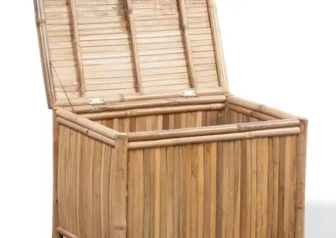 Cutii de depozitare 3 buc, bambus - 3/5