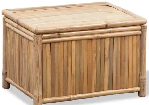 Cutii de depozitare 3 buc, bambus - 4/5