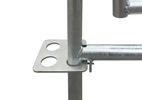 Țarc pentru oi cu 4 panouri, oțel galvanizat, 183 x 183 x 92 cm - 3/4