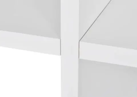 Bibliotecă în trepte / Raft de expunere 107 cm Alb - 5/5