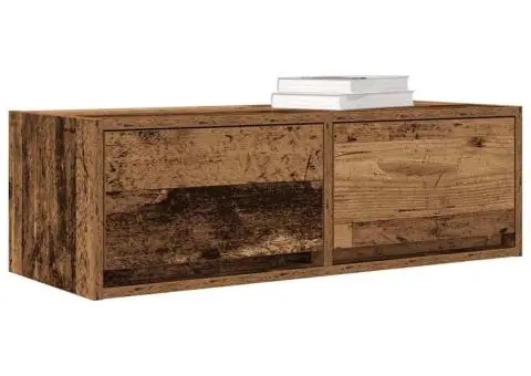 Dulapuri TV 2 buc Lemn vechi 80x31x25,5 cm Lemn prelucrat - 4/5