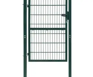vidaXL Poartă pentru gard 2D (simplă), verde, 106x210 cm