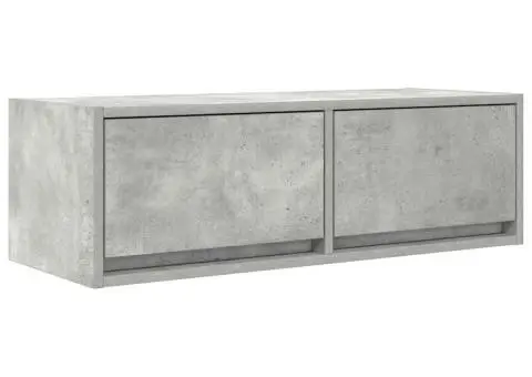 Dulap TV Beton Gri 80x31x25,5 cm Lemn prelucrat - 2/5