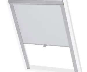 vidaXL Jaluzele opace tip rulou C04, alb