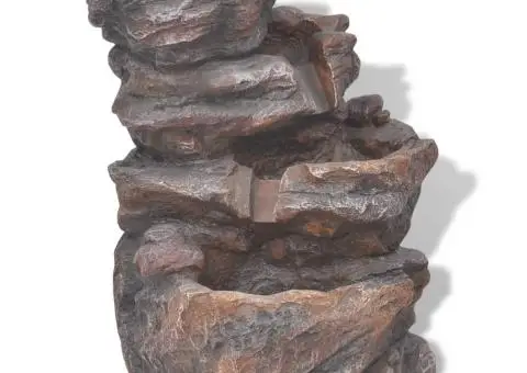 Fântână de interior din polirășină cu iluminare LED - 3/5