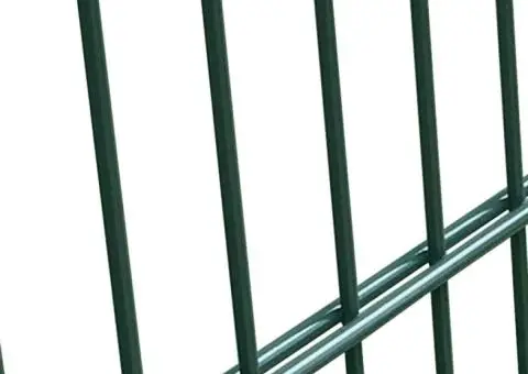 Poartă pentru gard 2D (simplă), verde, 106x130 cm - 5/5