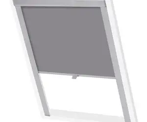 vidaXL Jaluzele opace tip rulou 104, gri