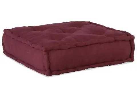 Puf modular Maroon 70x70x36 țesătură - 4/5