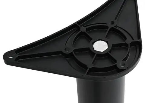 Picioare de masă reglabile pe înălțime 4 buc., negru, 1100 m - 5/5