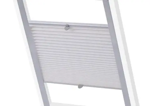 Jaluzele plisate C02, alb - 1/5