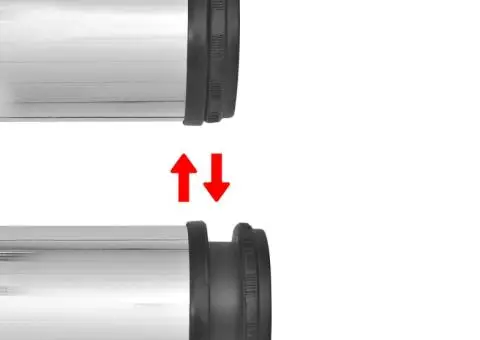 Picioare de masă reglabile în înălțime, crom, 710 mm, 4 buc. - 3/4