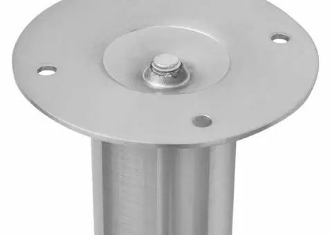 Picioare telescopice de masă, 2 buc., nichel periat, 710 mm-1100 mm - 4/5