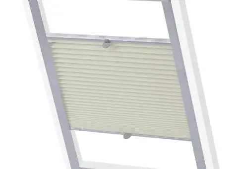 Jaluzele plisate S08/608, crem - 1/5