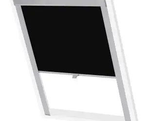 vidaXL Jaluzele opace tip rulou C04, negru