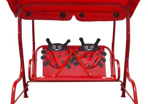Leagăn pentru copii Roșu - 2/5
