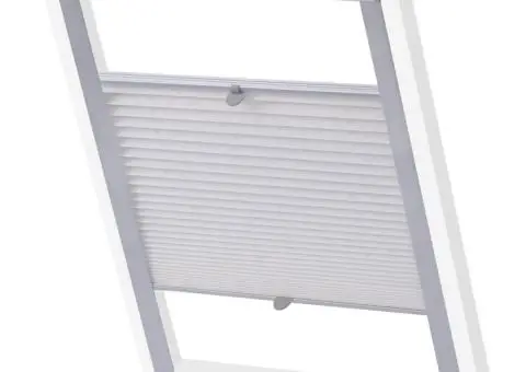 Jaluzele plisate 104, alb - 1/5
