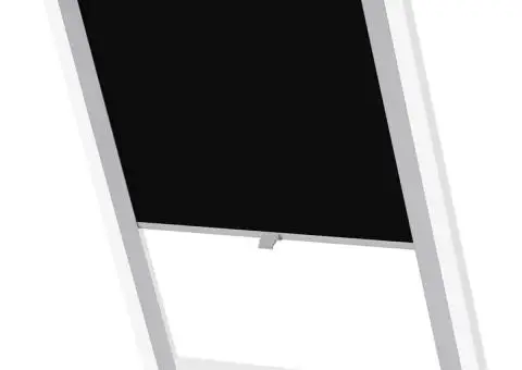 Jaluzele opace tip rulou M04/304, negru - 1/5