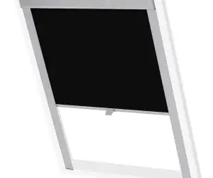 vidaXL Jaluzele opace tip rulou M04/304, negru