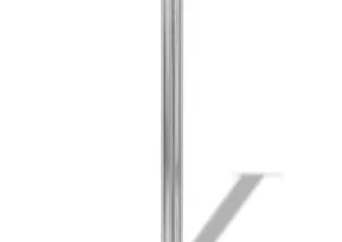 Picioare de masă din nichel șlefuit, înălțime reglabilă, 4 buc, 870 mm - 2/4