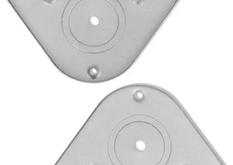 Picioare de masă din nichel șlefuit, înălțime reglabilă, 4 buc, 870 mm - 4/4