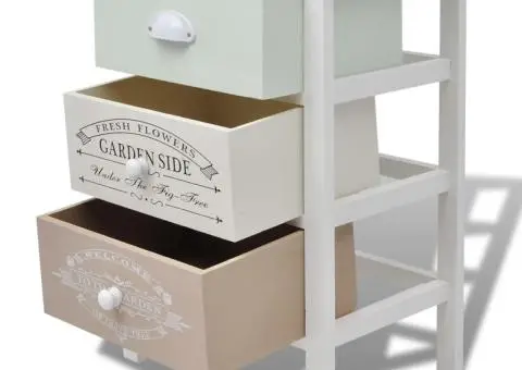 Dulap în stil franțuzesc, cu 3 sertare, lemn - 4/5