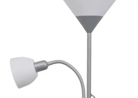 Lampă de podea, Gri - 4/5