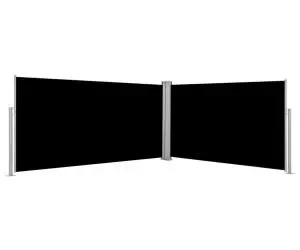 vidaXL Copertină laterală retractabilă, negru, 160 x 600 cm