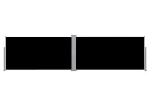 Copertină laterală retractabilă, negru, 160 x 600 cm - 2/5