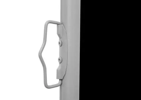 Copertină laterală retractabilă, negru, 160 x 600 cm - 3/5