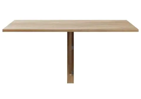 Masă de perete pliabilă, culoare stejar, 100 x 60 cm - 4/5
