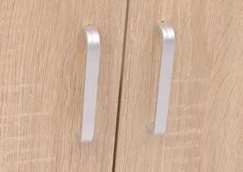 Set mobilier baie format din 3 piese cu chiuvetă inclusă, Bej - 4/5