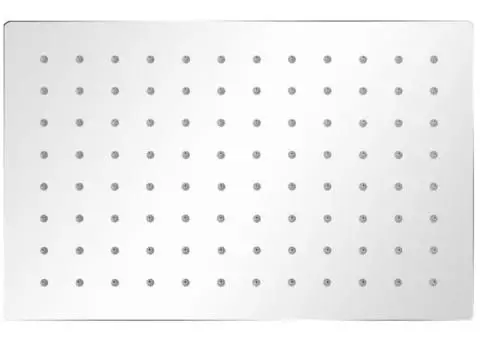 Cap de duș dreptunghiular tip ploaie, oțel inoxidabil, 20x30 cm - 2/5