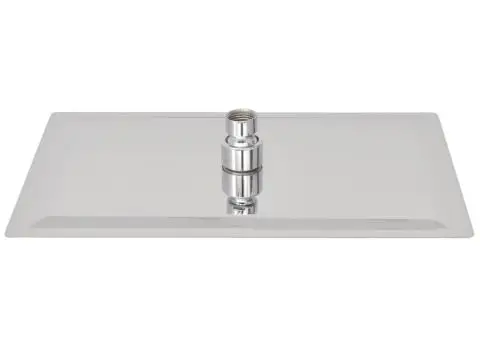 Cap de duș dreptunghiular tip ploaie, oțel inoxidabil, 20x30 cm - 3/5