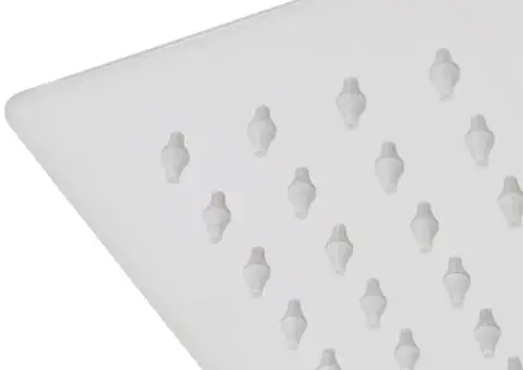 Cap de duș dreptunghiular tip ploaie, oțel inoxidabil, 20x30 cm - 5/5