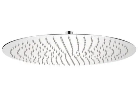 Cap de duș rotund tip ploaie, oțel inoxidabil, 50 cm - 1/5